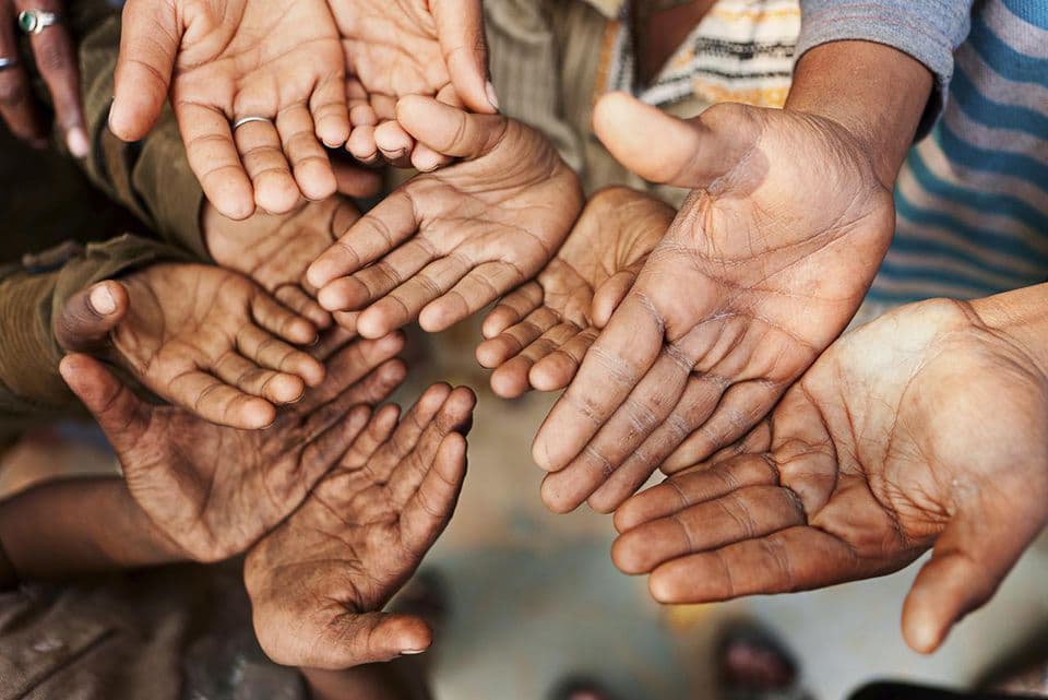 Helping needy people